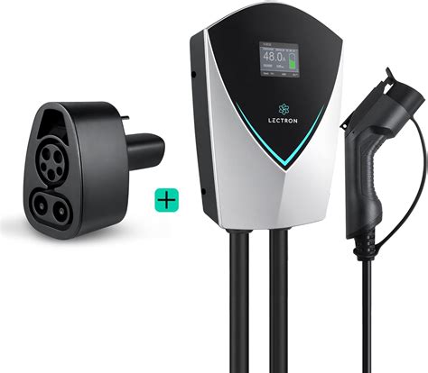 lectron v-box 48 amp electric vehicle charging station|lectron ev charger adapter.